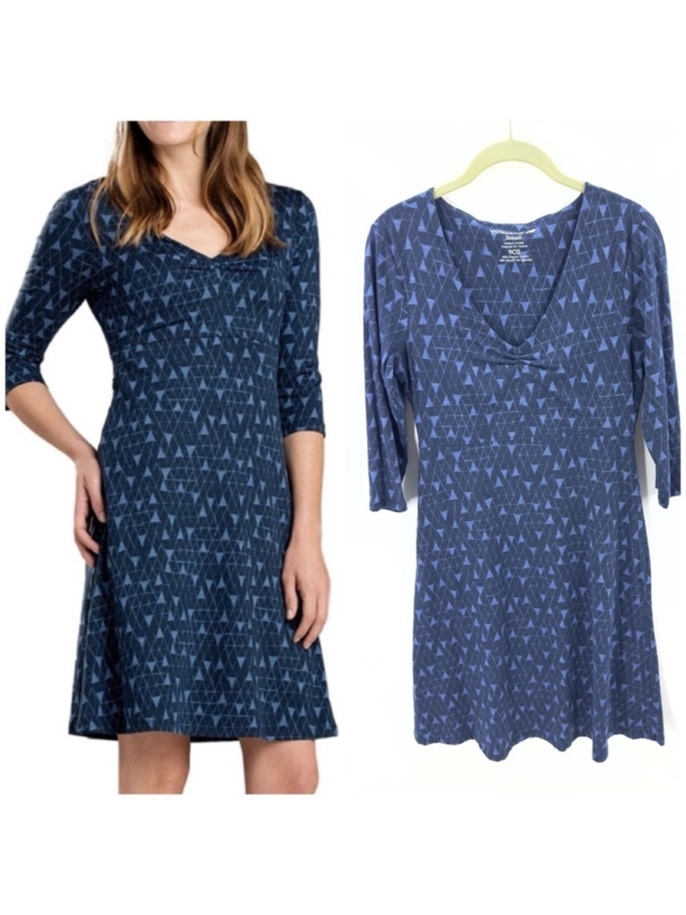 Toad & Co Rosalinda Dress Womens Small Organic Cotton Soft Stretch Comfy Casual